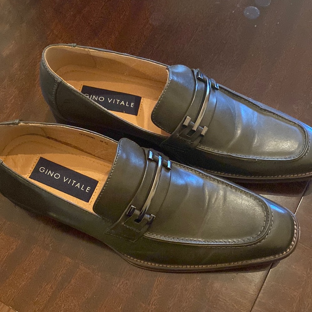 Gino Vitale dark gray loafer 8.5